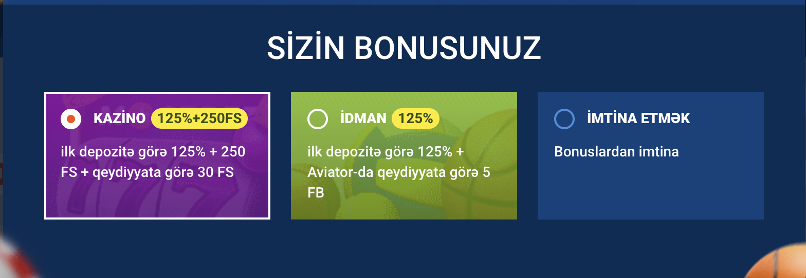 MostBet bonusları